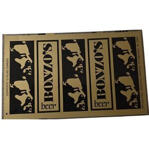 Vintage Bonzo's Beer Pittsburgh Brewing Company flat unrolled Can